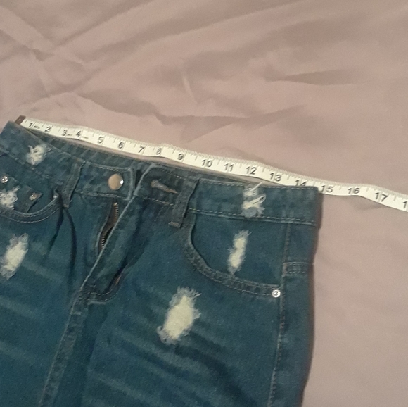 Jean Mini Skirt - Picture 4 of 7